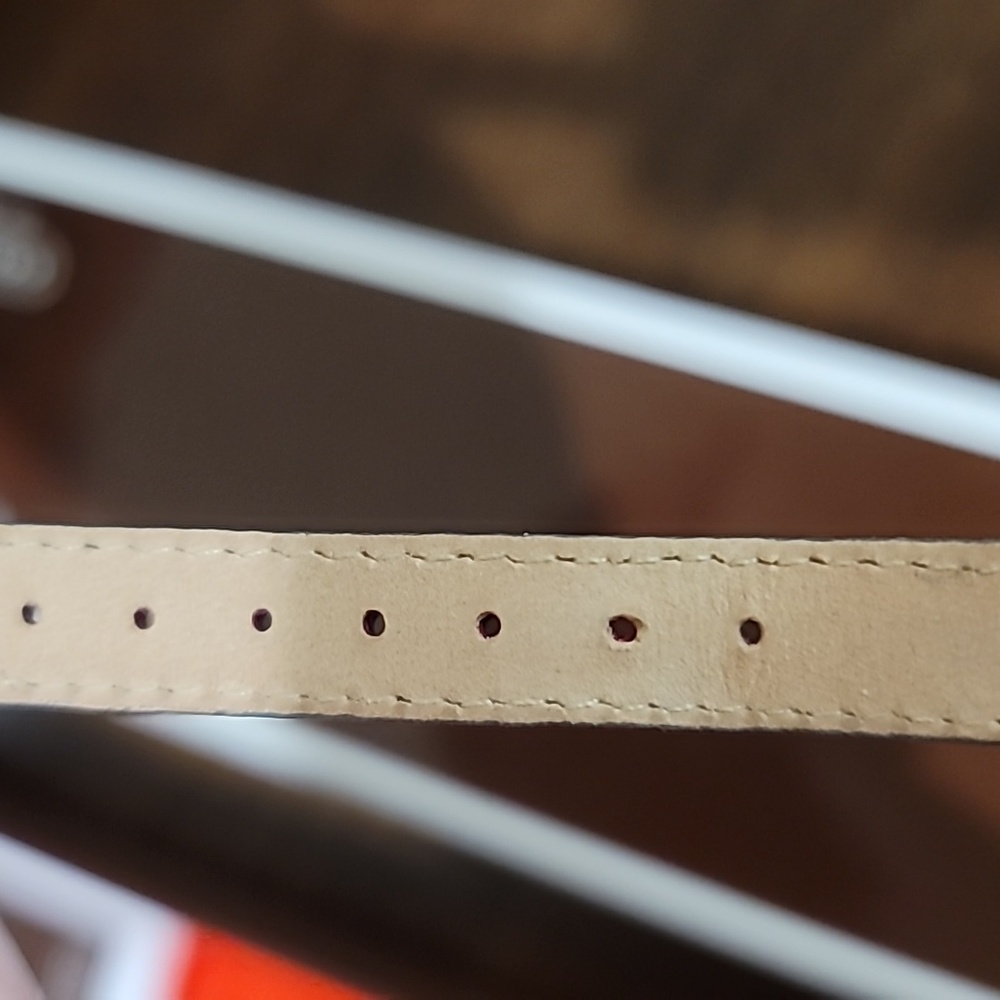 Coach Platinum Rectangle Watch Euc - image 6